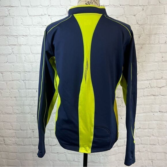 Mizuno Women’s Quarter Zip Sweater Size Small Blue and Green - Picture 8 of 11